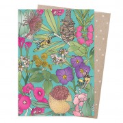 Greeting Card | Blue Banded Bees + Wildflowers